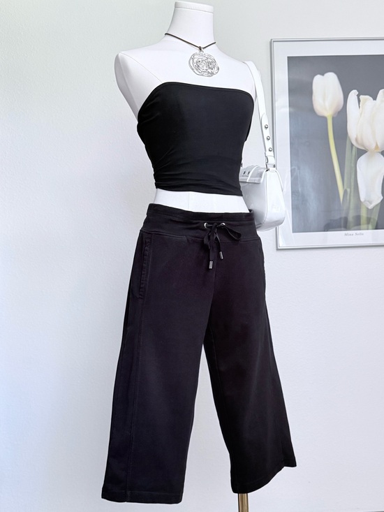 Danskin Now Pants - Danskin Now Wide Leg Lounge Capris Sporty Y2K Style